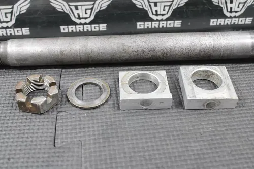 2005 KAWASAKI KX250F OEM REAR AXLE BACK WHEEL RIM PIVOT BOLT SHAFT 41068-1466