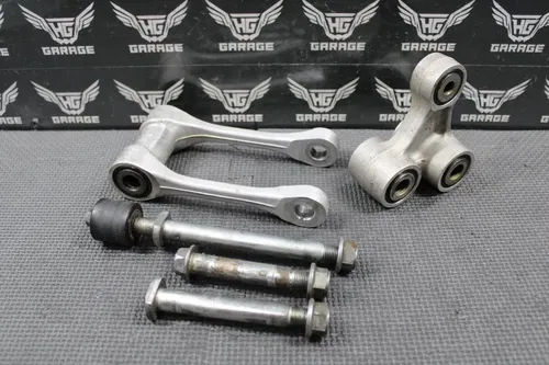2013 SUZUKI 13-17 RMZ250 OEM REAR SHOCK SWINGARM LINKAGE PIVOT ARM ROD GOOD!