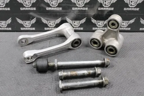 2013 SUZUKI 13-17 RMZ250 OEM REAR SHOCK SWINGARM LINKAGE PIVOT ARM ROD GOOD!