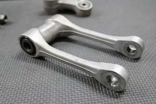 2013 SUZUKI 13-17 RMZ250 OEM REAR SHOCK SWINGARM LINKAGE PIVOT ARM ROD GOOD!