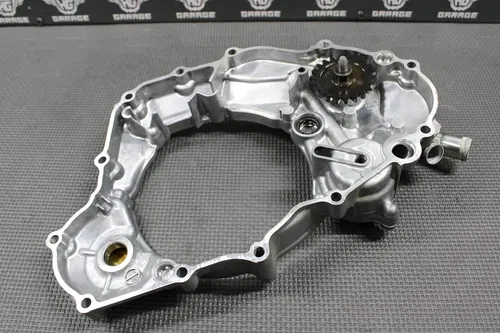 2019 YAMAHA 15-19 YZ250FX OEM RIGHT SIDE CASE INNER CLUTCH COVER WATER PUMP NICE