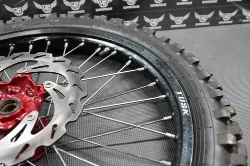 2003 SUZUKI RM250 BLACK TUSK IMPACT FRONT REAR WHEELS WHEELSET HUBS TIRES ROTORS