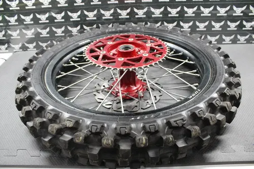 2003 SUZUKI RM250 BLACK TUSK IMPACT FRONT REAR WHEELS WHEELSET HUBS TIRES ROTORS