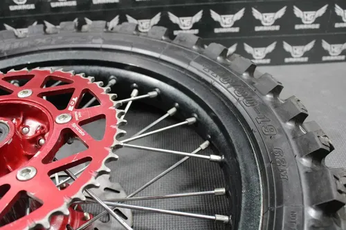 2003 SUZUKI RM250 BLACK TUSK IMPACT FRONT REAR WHEELS WHEELSET HUBS TIRES ROTORS