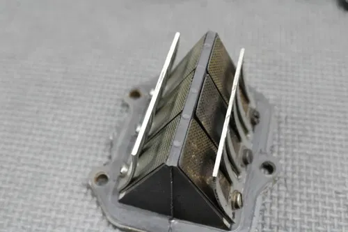 1995 KTM 250 300 OEM INTAKE BOOT REED BLOCK ASSEMBLY 54630050000 54630351244