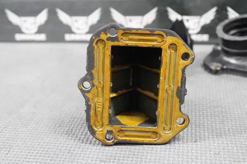 1995 KTM 250 300 OEM INTAKE BOOT REED BLOCK ASSEMBLY 54630050000 54630351244