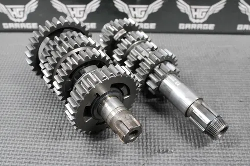 1985 HONDA CR125R OEM TRANSMISSION TRANNY TRANS GEARBOX GEARS SHIFT FOKRS NICE!