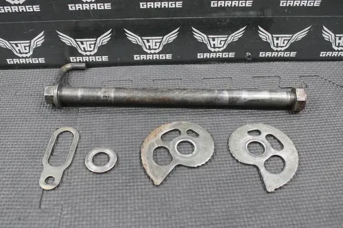 1996 HONDA XR250R XR400R XR600R OEM REAR AXLE BACK WHEEL RIM PIVOT BOLT SHAFT
