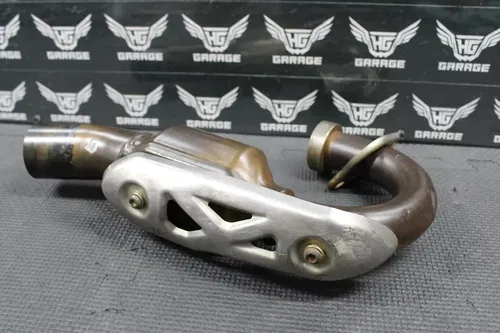 2017 KAWASAKI KX250F OEM EXHAUST PIPE CHAMBER HEADER SHIELD 18088-1332