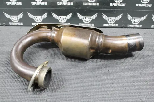 2017 KAWASAKI KX250F OEM EXHAUST PIPE CHAMBER HEADER SHIELD 18088-1332