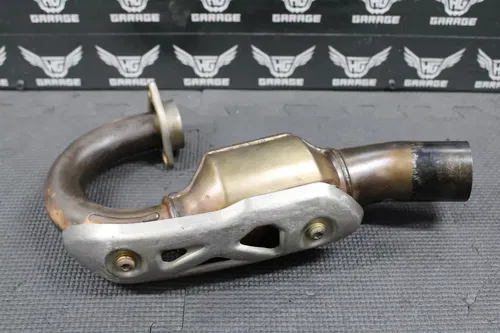 2017 KAWASAKI KX250F OEM EXHAUST PIPE CHAMBER HEADER SHIELD 18088-1332