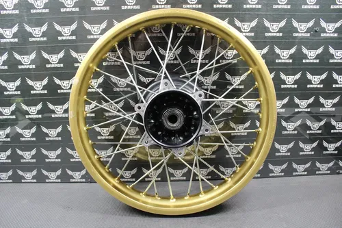 1986 HONDA CR250R CR500R OEM GOLD REAR BACK WHEEL RIM HUB 42601-KS7-000ZA NICE!!