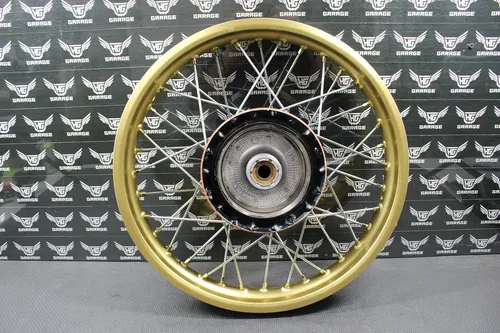 1986 HONDA CR250R CR500R OEM GOLD REAR BACK WHEEL RIM HUB 42601-KS7-000ZA NICE!!