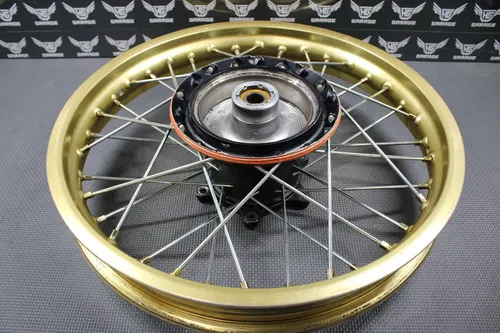 1986 HONDA CR250R CR500R OEM GOLD REAR BACK WHEEL RIM HUB 42601-KS7-000ZA NICE!!