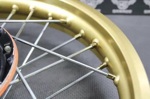 1986 HONDA CR250R CR500R OEM GOLD REAR BACK WHEEL RIM HUB 42601-KS7-000ZA NICE!!