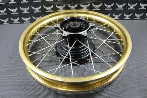 1986 HONDA CR250R CR500R OEM GOLD REAR BACK WHEEL RIM HUB 42601-KS7-000ZA NICE!!