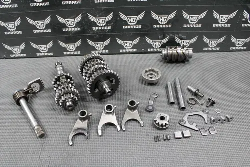 2005 02-19 SUZUKI RM85 RM85L OEM TRANSMISSION TRANNY TRANS GEARBOX GEARS PARTS