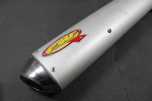 2002 HONDA CRF450R FMF Q CORE MUFFLER EXHAUST SILENCER SLIP ON PIPE 041005 NICE!