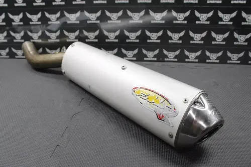 2002 HONDA CRF450R FMF Q CORE MUFFLER EXHAUST SILENCER SLIP ON PIPE 041005 NICE!