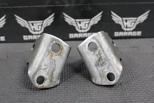 00-01 HONDA CR125R CR250R OEM RIGHT LEFT FOOT PEG MOUNTS
