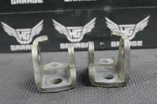 00-01 HONDA CR125R CR250R OEM RIGHT LEFT FOOT PEG MOUNTS