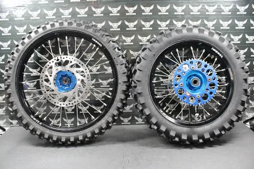 2005 SUZUKI 02-23 RM85 17/14 TUSK IMPACT FRONT BACK REAR WHEEL SET WHEELS TIRES