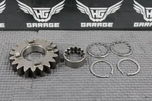 2012 KAWASAKI 12-15 KX450F OEM TRANSMISSION INPUT SHAFT 4TH GEAR 19T 13262-0849