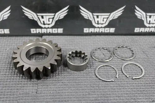 2012 KAWASAKI 12-15 KX450F OEM TRANSMISSION INPUT SHAFT 4TH GEAR 19T 13262-0849