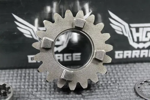 2012 KAWASAKI 12-15 KX450F OEM TRANSMISSION INPUT SHAFT 4TH GEAR 19T 13262-0849