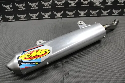 2002-2007 HONDA CR250R FMF TURBINECORE 2 S/A MUFFLER EXHAUST SILENCER LIKE NEW!