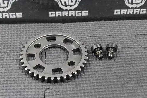 2002 HONDA CRF450R OEM ENGINE MOTOR CAMSHAFT CAM SHAFT SPROCKET 14321-MEB-670