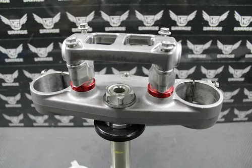 2013 SUZUKI 13-15 RMZ250 OEM FRONT FORKS LOWER UPPER TRIPLE TREE STEM BAR CLAMPS