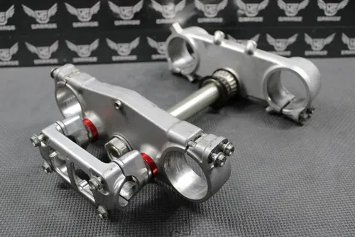 2013 SUZUKI 13-15 RMZ250 OEM FRONT FORKS LOWER UPPER TRIPLE TREE STEM BAR CLAMPS