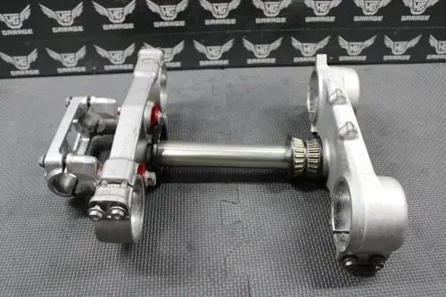 2013 SUZUKI 13-15 RMZ250 OEM FRONT FORKS LOWER UPPER TRIPLE TREE STEM BAR CLAMPS