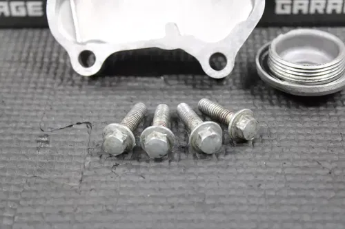 1999 HONDA CR250 92-01 CR250R OEM POWER VALVE CYLINDER SIDE COVERS 12106-KZ3-860