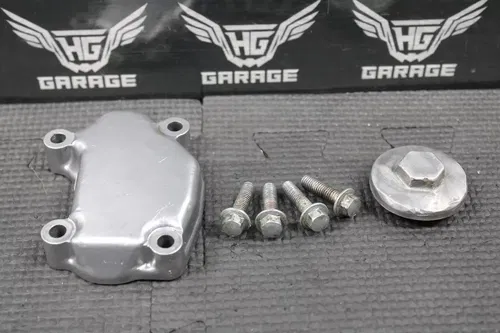 1999 HONDA CR250 92-01 CR250R OEM POWER VALVE CYLINDER SIDE COVERS 12106-KZ3-860