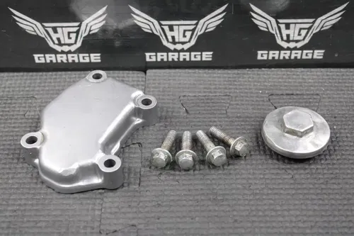 1999 HONDA CR250 92-01 CR250R OEM POWER VALVE CYLINDER SIDE COVERS 12106-KZ3-860