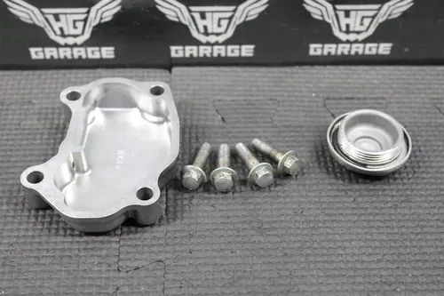 1999 HONDA CR250 92-01 CR250R OEM POWER VALVE CYLINDER SIDE COVERS 12106-KZ3-860