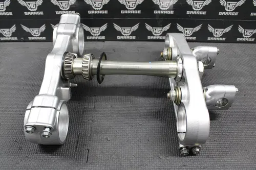 2004 HONDA CR250R CRF250R OEM FRONT FORKS LOWER UPPER TRIPLE TREE STEM BAR CLAMP