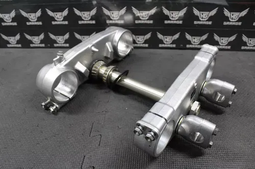 2004 HONDA CR250R CRF250R OEM FRONT FORKS LOWER UPPER TRIPLE TREE STEM BAR CLAMP