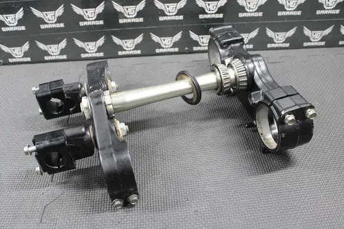 2013 KAWASAKI 13-14 KX250F OEM FRONT FORKS LOWER UPPER TRIPLE TREE FAT BAR CLAMP