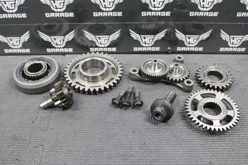 2009 HONDA CRF450X 05-17 OEM STARTER GEAR SET HOLDER REDUCTION GEAR CLUTCH MAIN