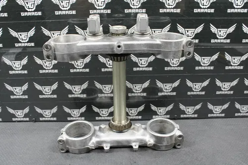 2002 KAWASAKI KX125 KX250 OEM FRONT FORKS LOWER UPPER TRIPLE TREE STEM BAR CLAMP