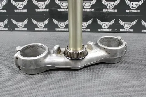 2002 KAWASAKI KX125 KX250 OEM FRONT FORKS LOWER UPPER TRIPLE TREE STEM BAR CLAMP