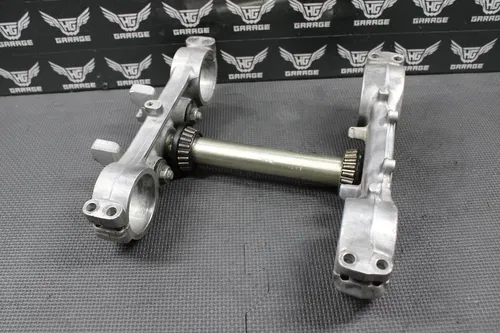 2002 KAWASAKI KX125 KX250 OEM FRONT FORKS LOWER UPPER TRIPLE TREE STEM BAR CLAMP