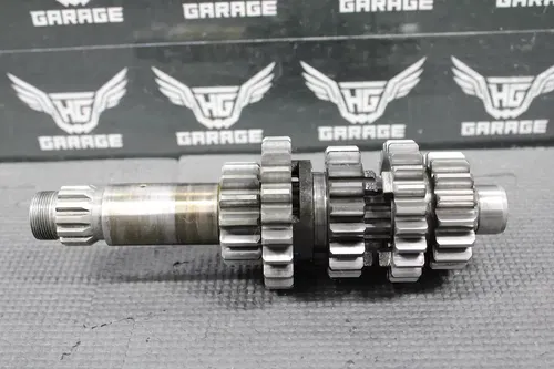 1999 YAMAHA 99-22 YZ250 OEM ENGINE TRANSMISSION TRANNY TRANS MAINSHAFT GEARS
