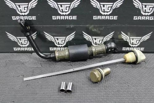 2002 96-04 HONDA XR400R OEM ENGINE OIL FRAME SUPPLY HOSE LINE "A" DIPSTICK