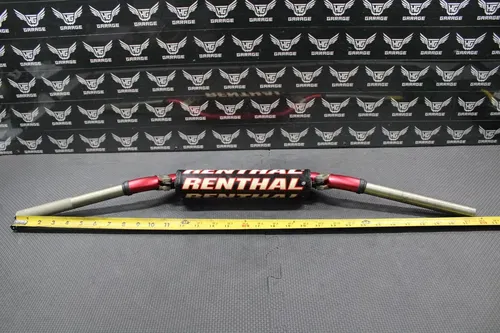 2002 KAWASAKI KX250 RED RENTHAL 997 TWINWALL 1-1/8" HANDLEBARS FAT BAR NICE!