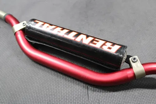 2002 KAWASAKI KX250 RED RENTHAL 997 TWINWALL 1-1/8" HANDLEBARS FAT BAR NICE!