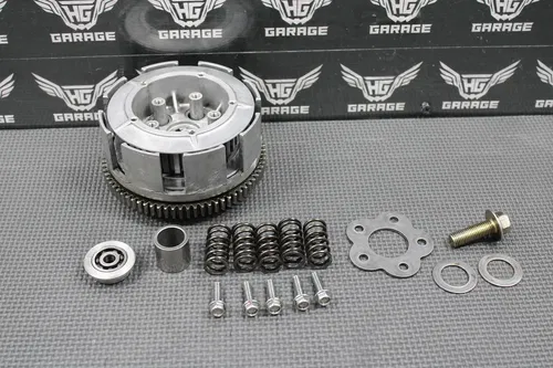 1985 KAWASAKI KX80 OEM COMPLETE CLUTCH W BASKET HUB PRESSURE PLATE 13095-1113